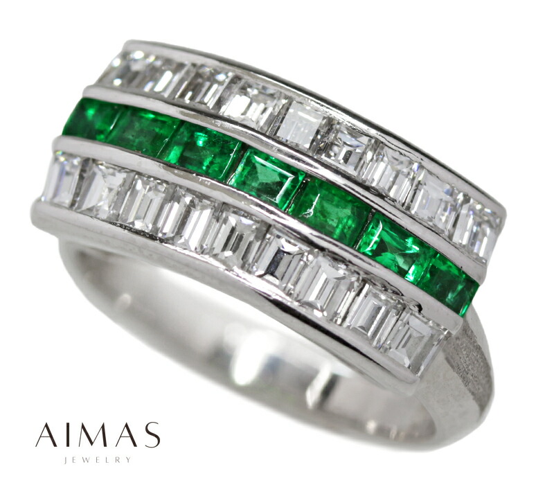 楽天市場】エメラルド 0.65ct リング 12.5号 PT900 (Pm) プラチナ 指輪