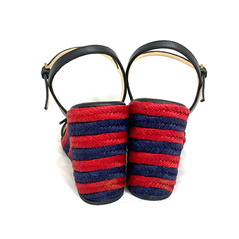 楽天市場】【ｾｰﾙ】【GUCCI】グッチ ダブルG ウェッジソールサンダル