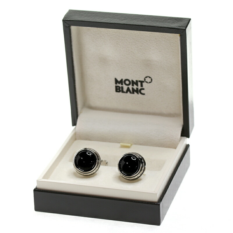 楽天市場】【MONTBLANC】モンブラン cufflinks round オニキス カフス