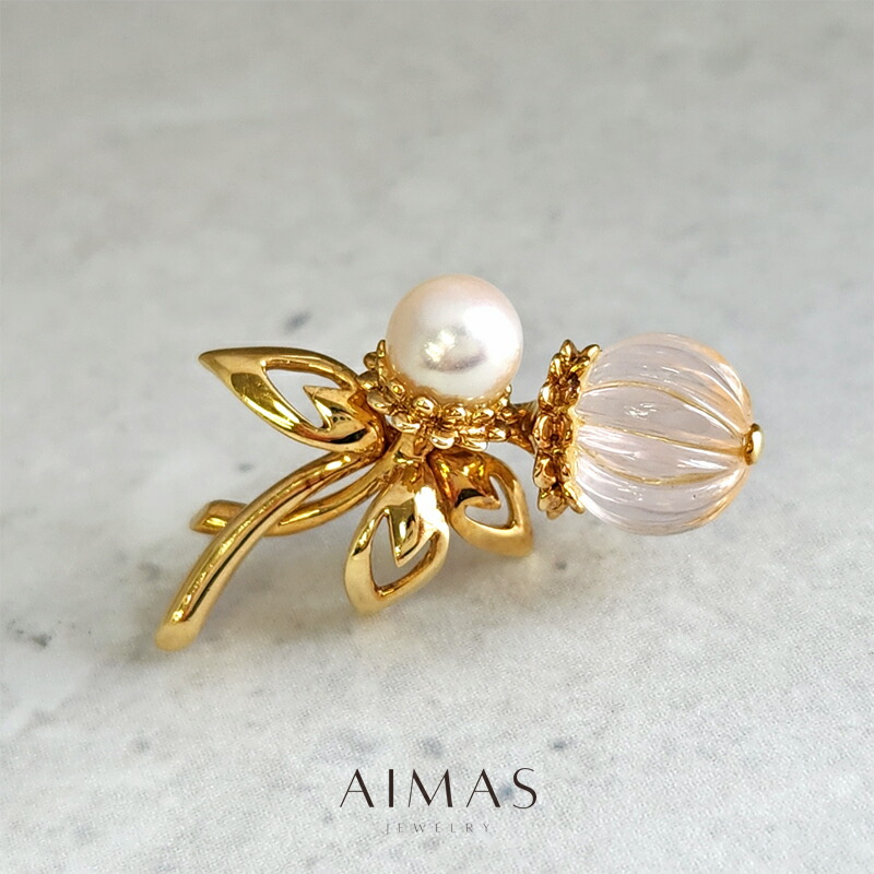 楽天市場】【MIKIMOTO】ミキモト ローズクォーツ あこやパール