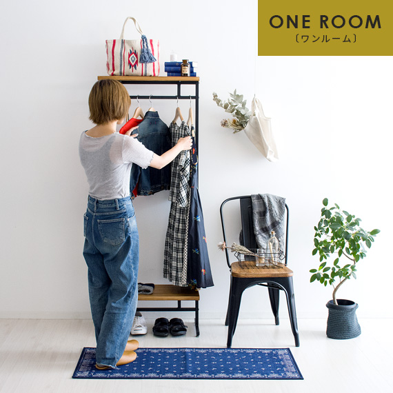 楽天市場】ハンガーラック 木製 スチール スリム おしゃれ 西海岸