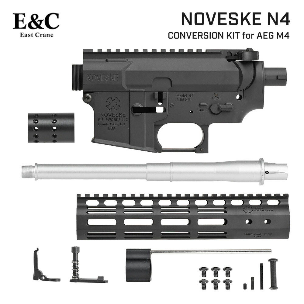 楽天市場】【 E&C 製 】電動ガン M4シリーズ対応 NOVESKE N4 DEVGRU