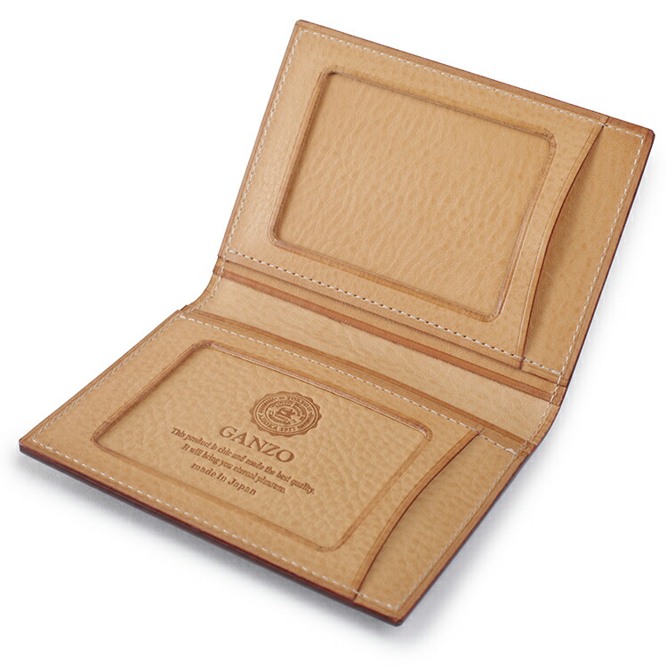 楽天市場】【GANZO】 ガンゾ THIN BRIDLE シンブライドル 定期入れ