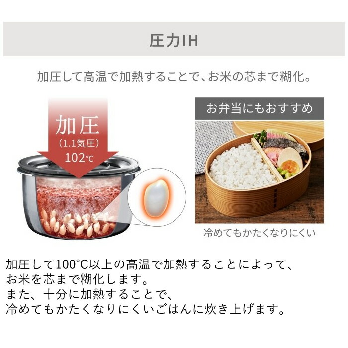 楽天市場】パナソニック 5合炊き 圧力IHジャー炊飯器 SR-CR10A-K