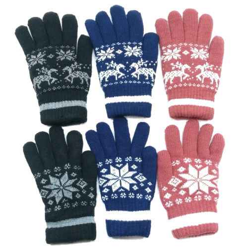 楽天市場】二重編みニット手袋 / グローブ / レディース 婦人｜OS-1221