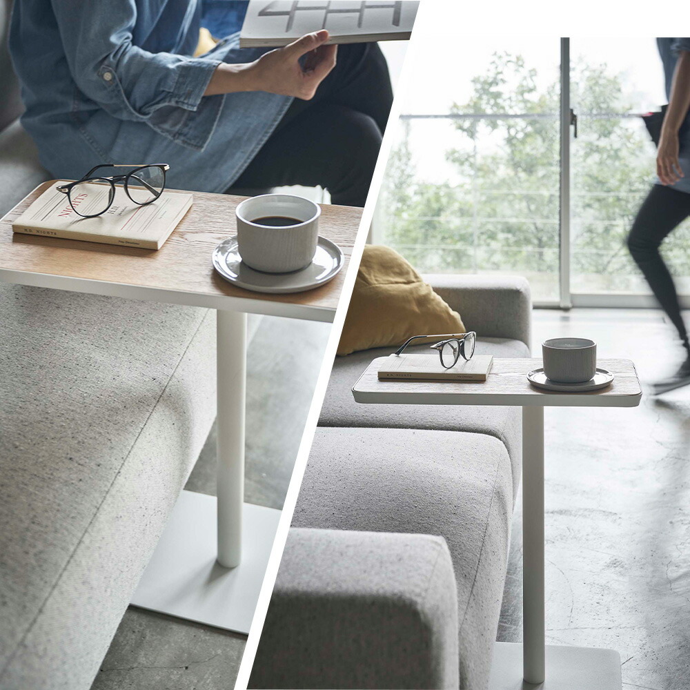 楽天市場】【365日出荷】山崎実業 差し込みサイドテーブル タワー