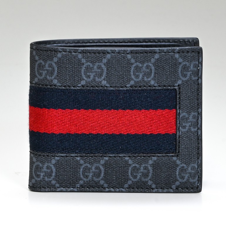 楽天市場】グッチ GUCCI 二つ折り財布 メンズ GGスプリーム ニュー