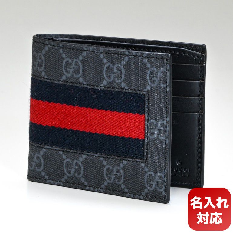 楽天市場】グッチ GUCCI 二つ折り財布 メンズ GGスプリーム ニュー
