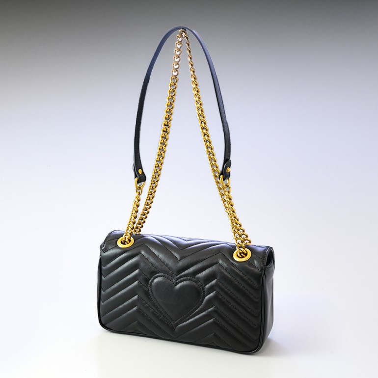 楽天市場】グッチ GUCCI バッグ レディース GGマーモント キルティング