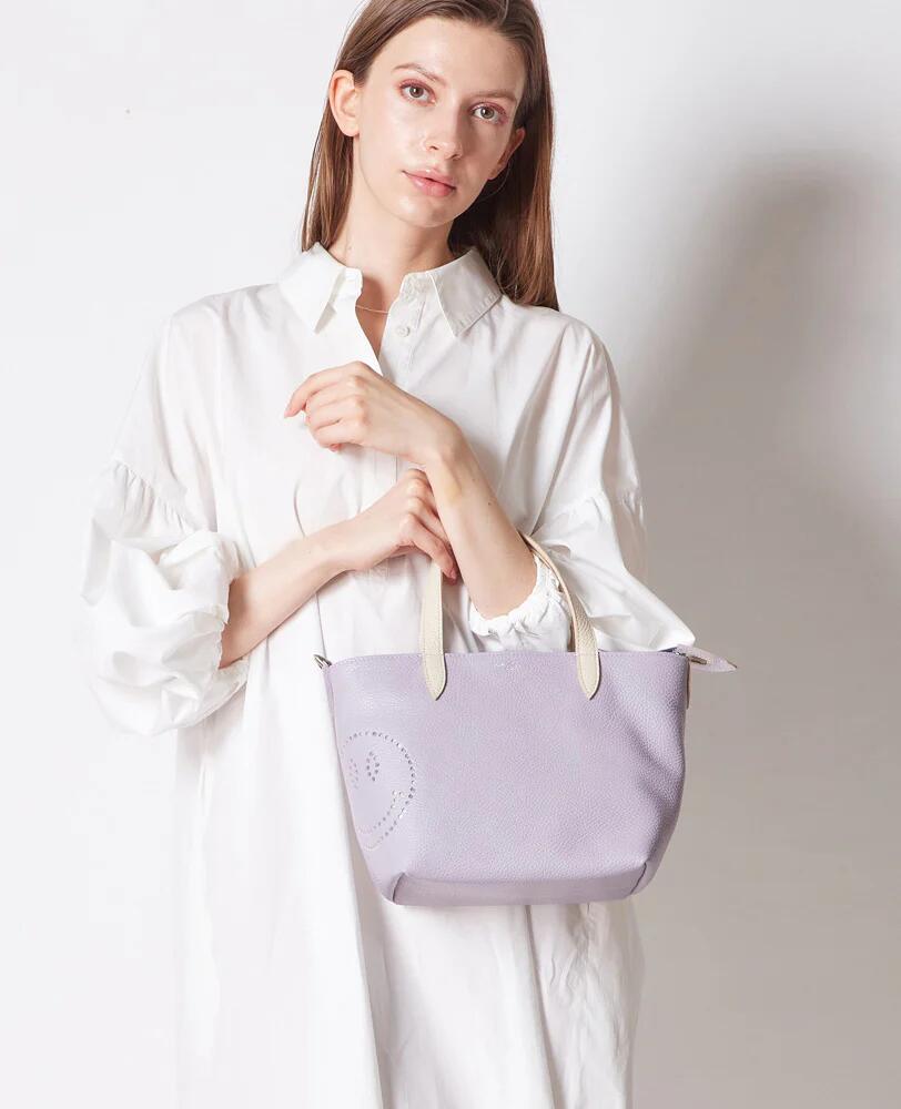 楽天市場】トートバッグ レディース レザー 本革 ミニトートバッグ