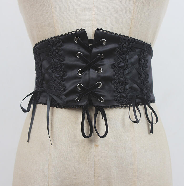 楽天市場】即納 コルセット ゴスロリ ゴスパンク レースデザイン