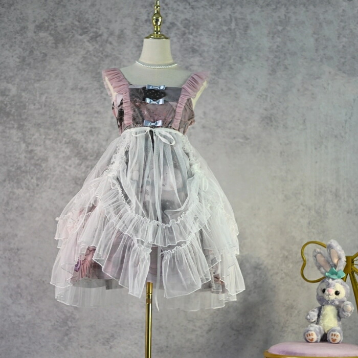 楽天市場】ロリータ オーバースカート スカート チュールスカート