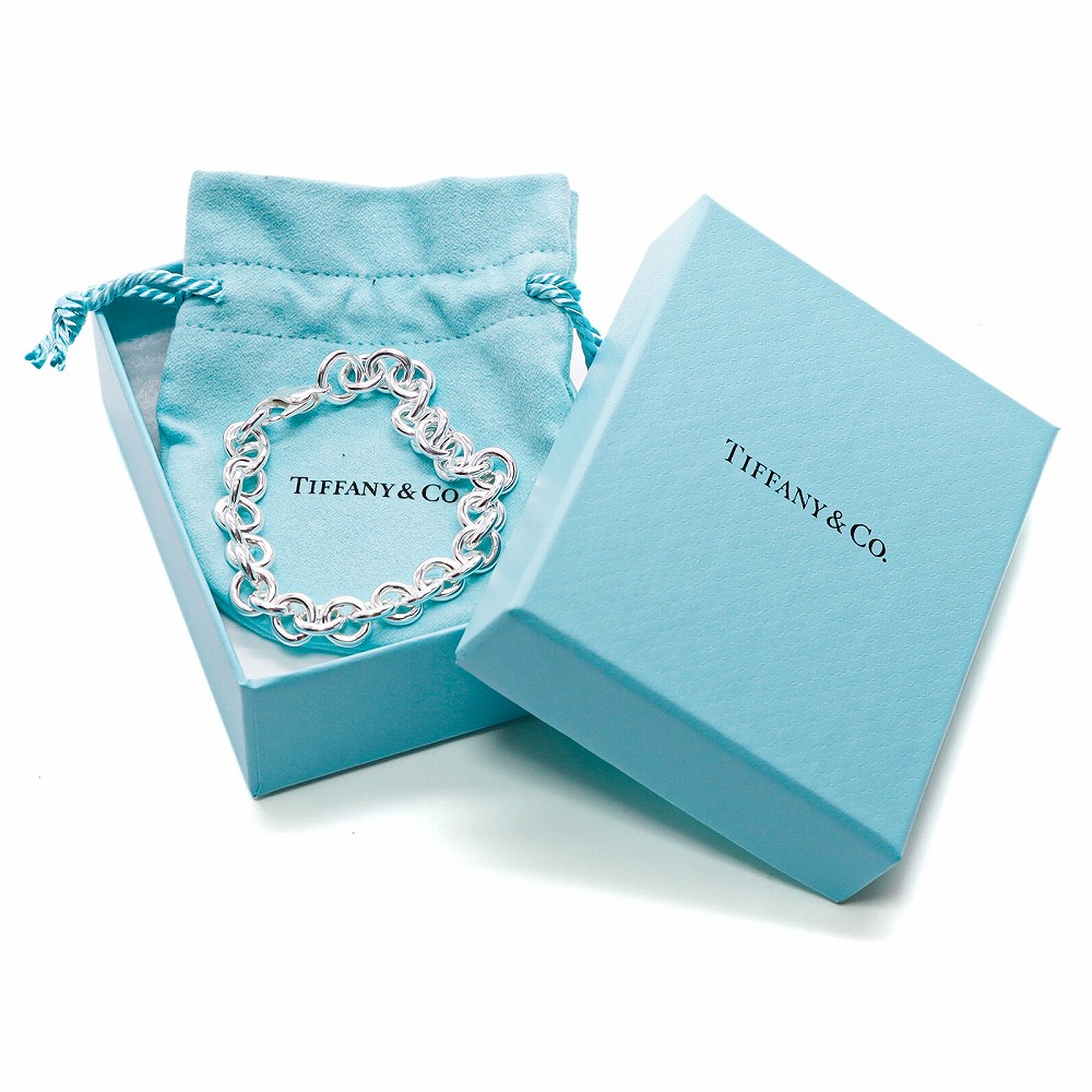 楽天市場】Tiffany & Co. ティファニーRound Link Bracelet 7インチ