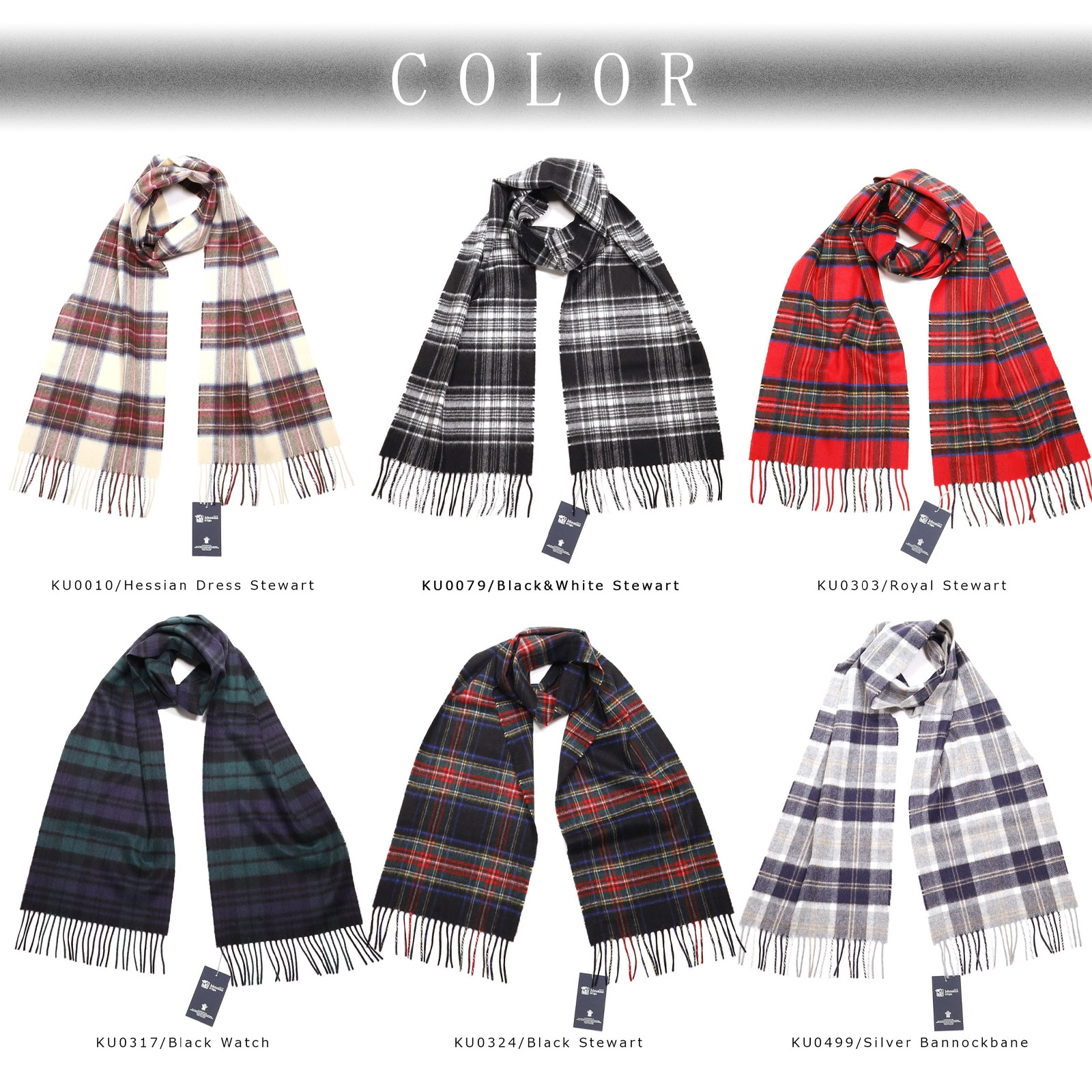 楽天市場】イニシャル刺繍可 Johnstons ジョンストンズ カシミア