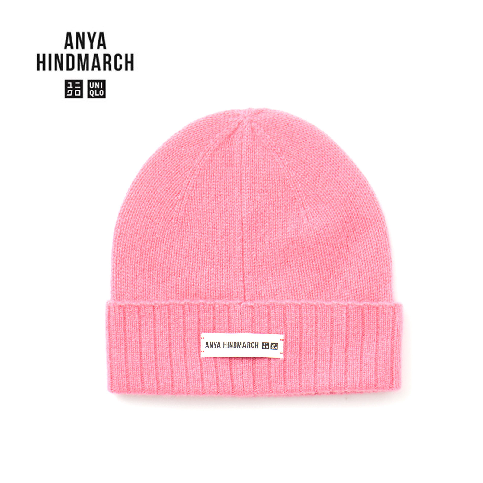 楽天市場】ユニクロ × アニヤ・ハインドマーチ カシミヤニットビーニー