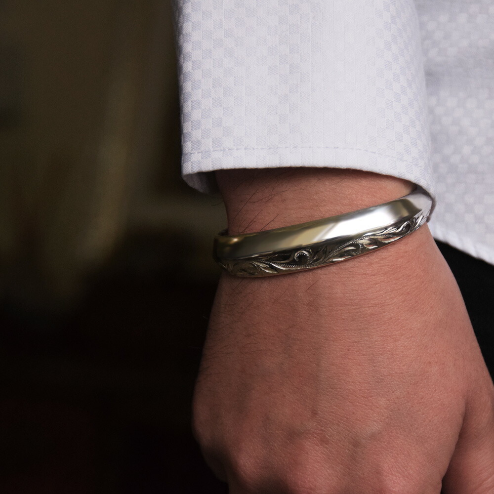 楽天市場】【10%OFFクーポン】ハワイアンジュエリー バングル ハーフ