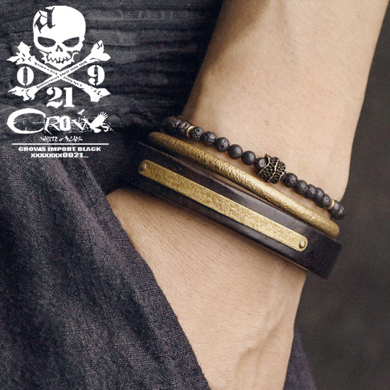 楽天市場】ブレスレット メンズ ブラックサンダルウッド 真鍮 火山岩