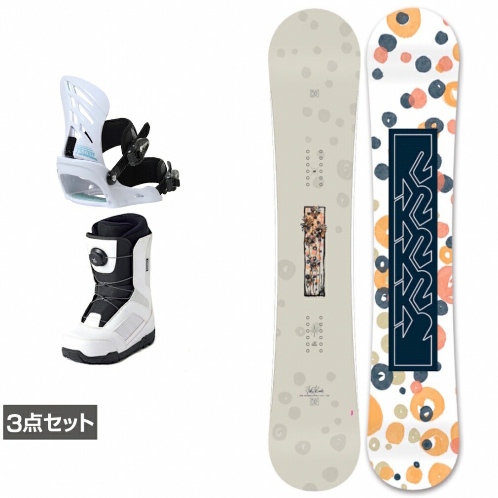 楽天市場】スノーボード 3点セット（ブランドK2）（ボード