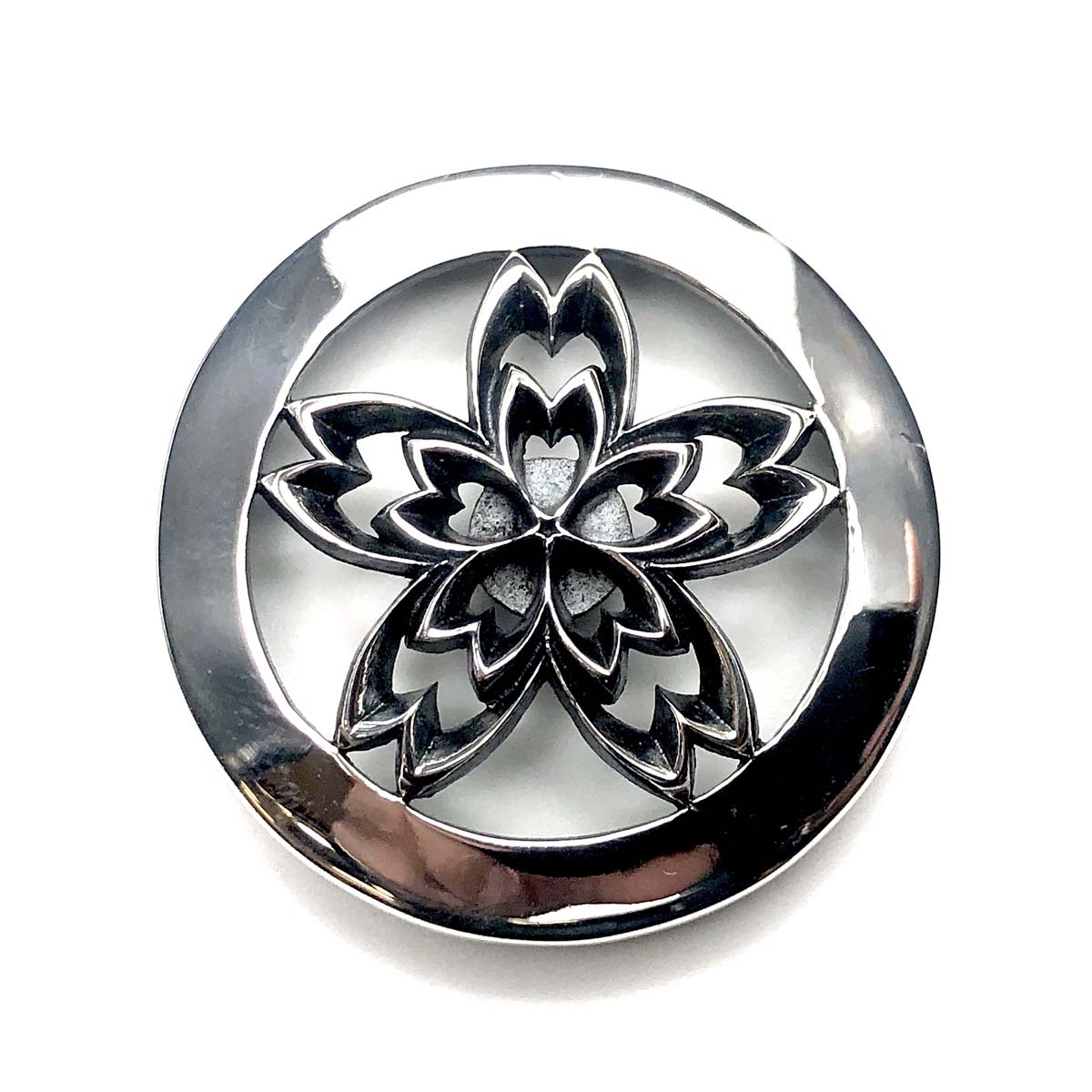 楽天市場】送料無料 ALZUNI アルズニ シルバー コンチョ 桜 サクラ 950