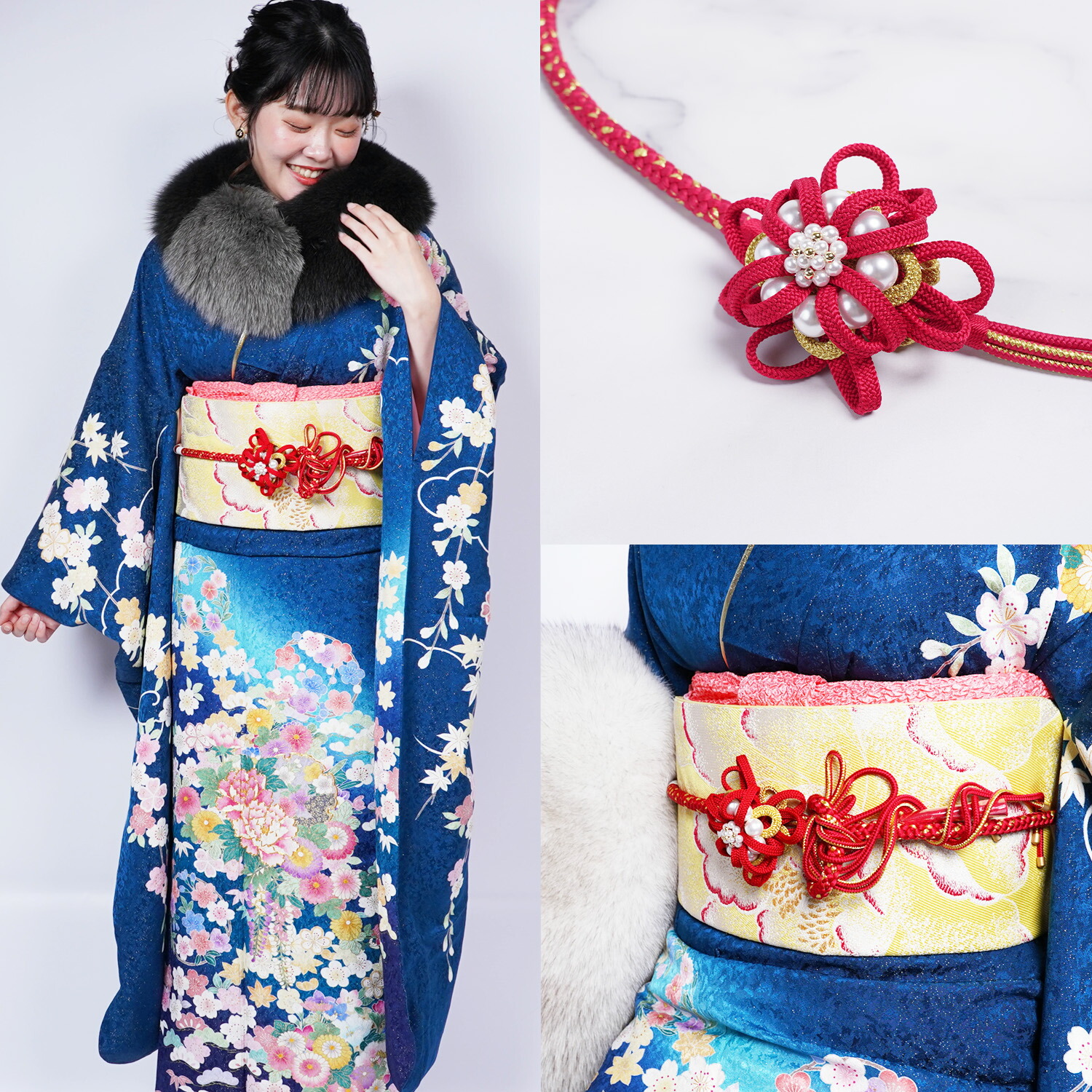 楽天市場】帯締め 振袖 日本製 成人式 パール 全3色 シルク100％ 帯〆