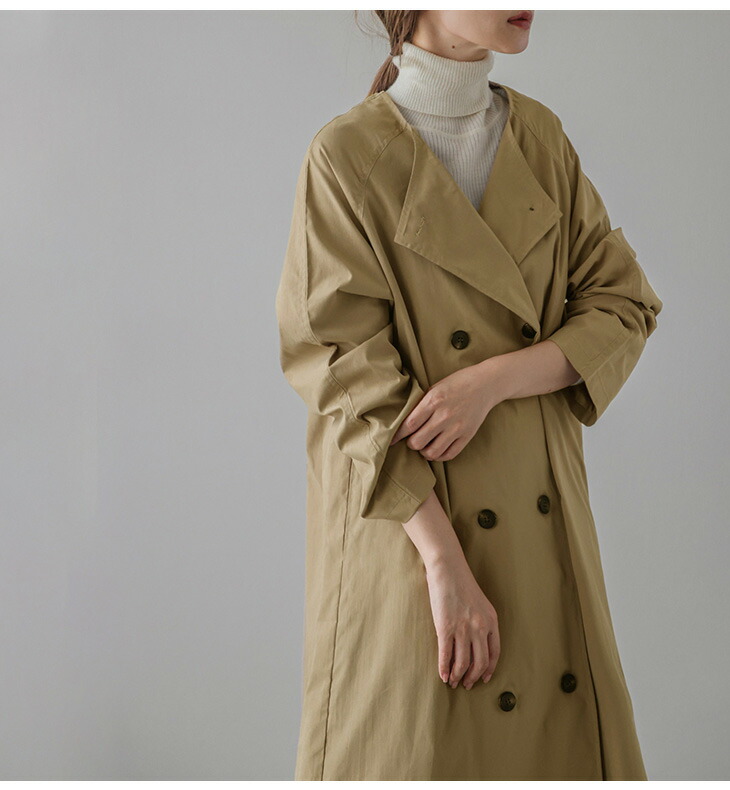 楽天市場】【60％OFFクーポン対象】トレンチコート ラグランスリーブ