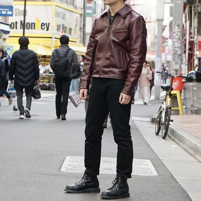 楽天市場】AERO LEATHER エアロレザー HALFBELT STF スーパータイト