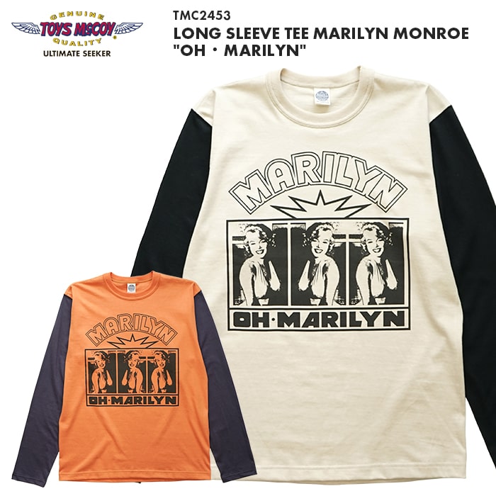楽天市場】TOYS McCOY トイズマッコイ LONG SLEEVE TEE MARILYN MONROE