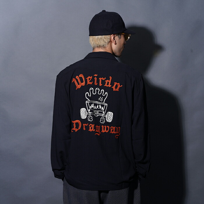 楽天市場】WEIRDO ウィアード / 「DRAGWAY - L/S SHIRTS / BLACK