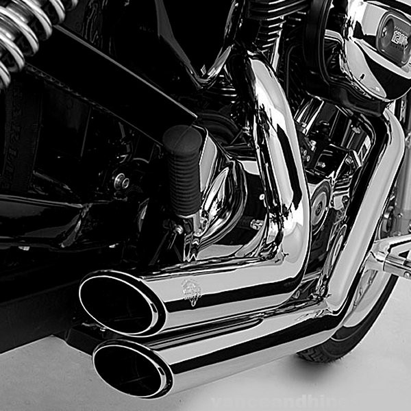 楽天市場】17219ハーレーマフラーバンス＆ハインズ ショートショット