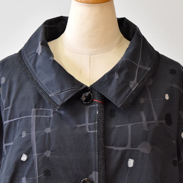 楽天市場】FUGA FUGA（フーガフーガ) Aライン ジャガード 一重コート