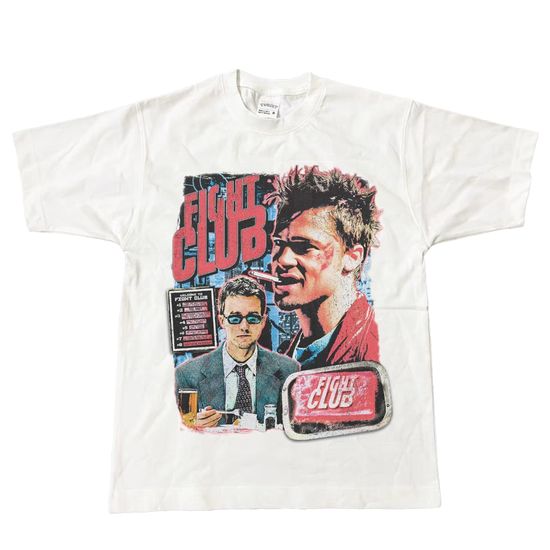 楽天市場】メンズ レディース 半袖Tシャツ映画 TシャツFIGHT CLUB