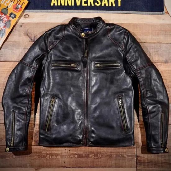楽天市場】少量生産 革ジャン レザージャケット本革 馬革 ホースハイド