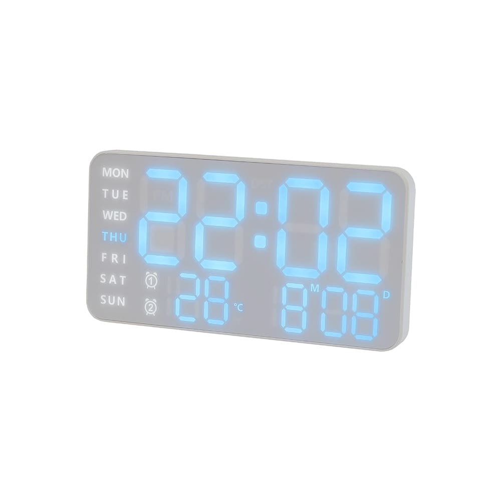 楽天市場】【SS限定P2倍】 置き時計 掛け時計 デジタル おしゃれ AC