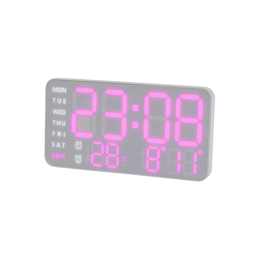 楽天市場】【SS限定P2倍】 置き時計 掛け時計 デジタル おしゃれ AC