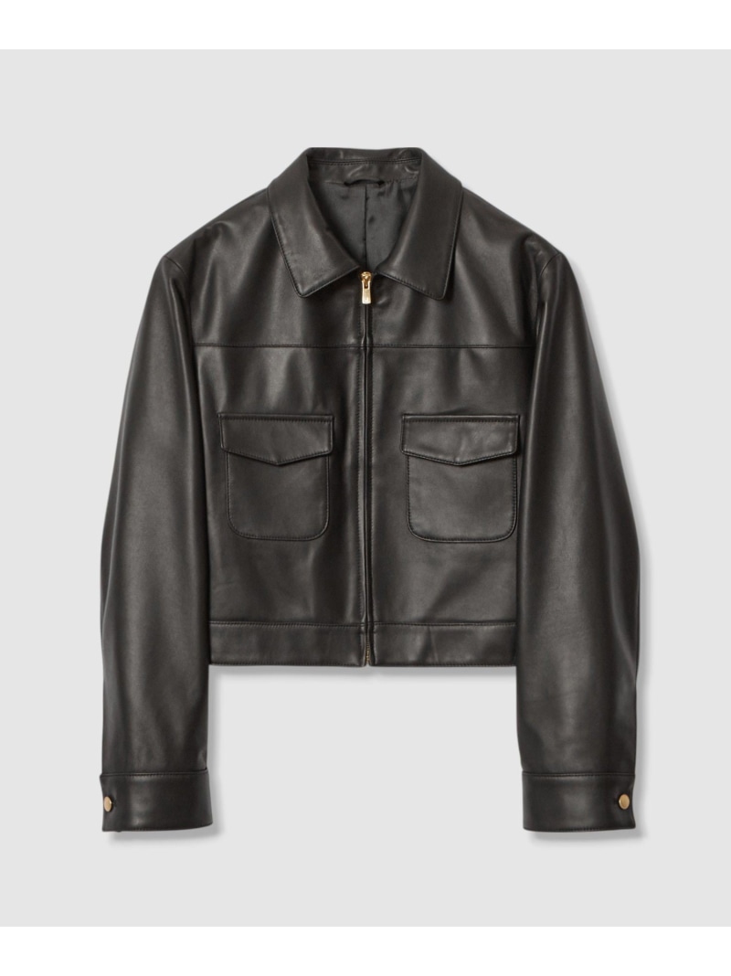 楽天市場】【SALE／30%OFF】ラムレザーステンカラー ジャケット ANAYI