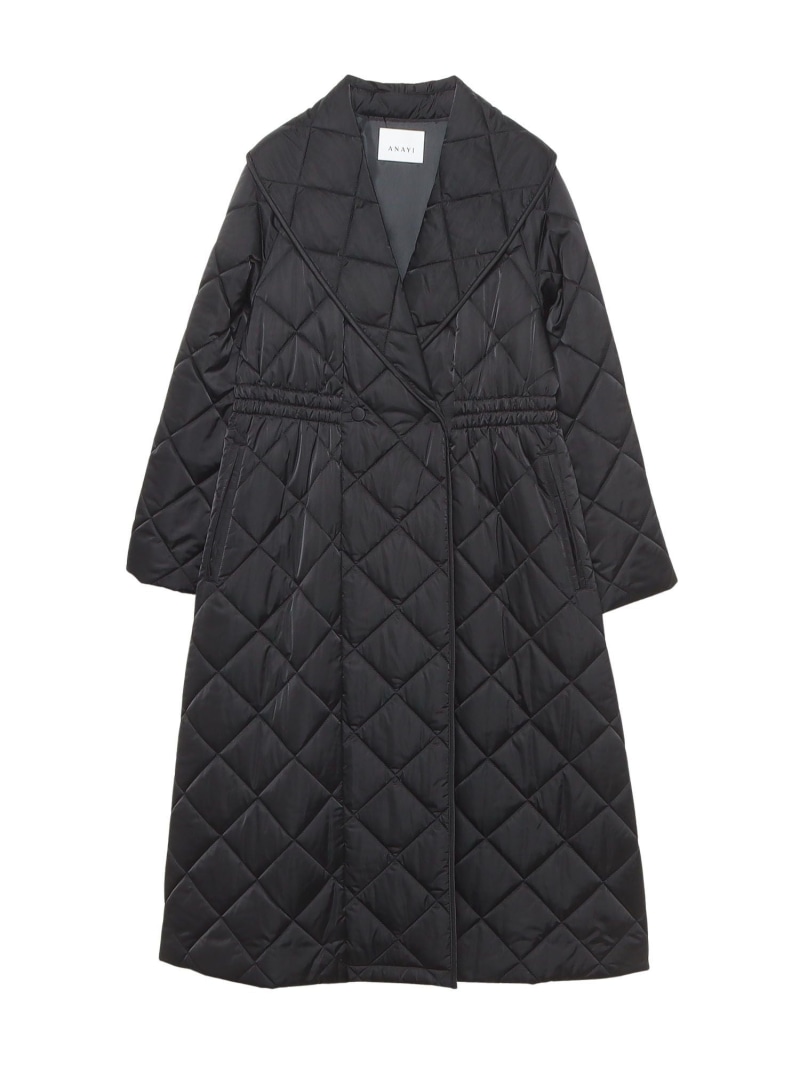 楽天市場】【SALE／60%OFF】キルティングショールカラーコート ANAYI