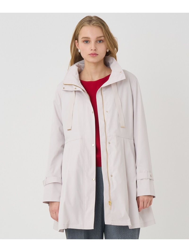 新品タグ付き 25SSアナイ ブライトツイルフレアミドルコート 36サイズ