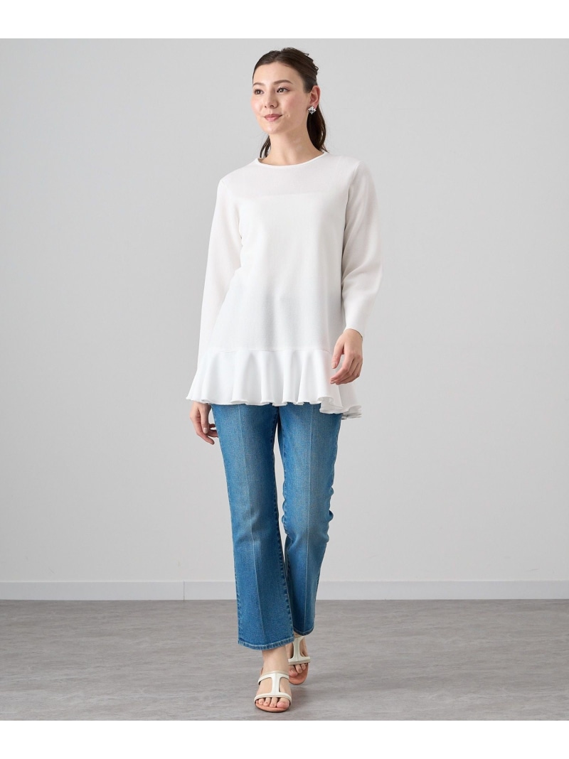 楽天市場】ストレッチデニムストレートパンツ ANAYI アナイ パンツ