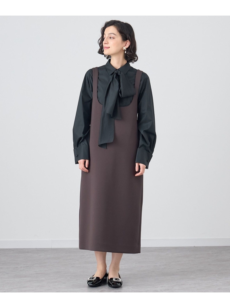 楽天市場】【SALE／50%OFF】ダブルジャージージャンパードレス ANAYI