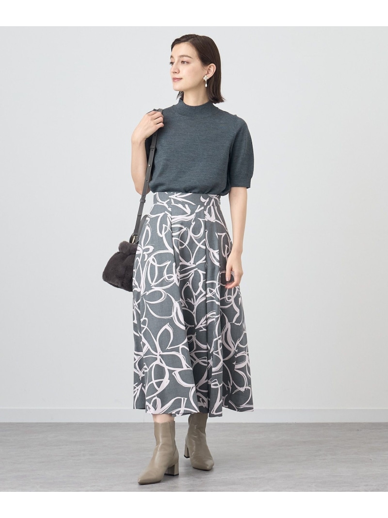 楽天市場】【SALE／50%OFF】ウールトロピカルプリントアシメタック