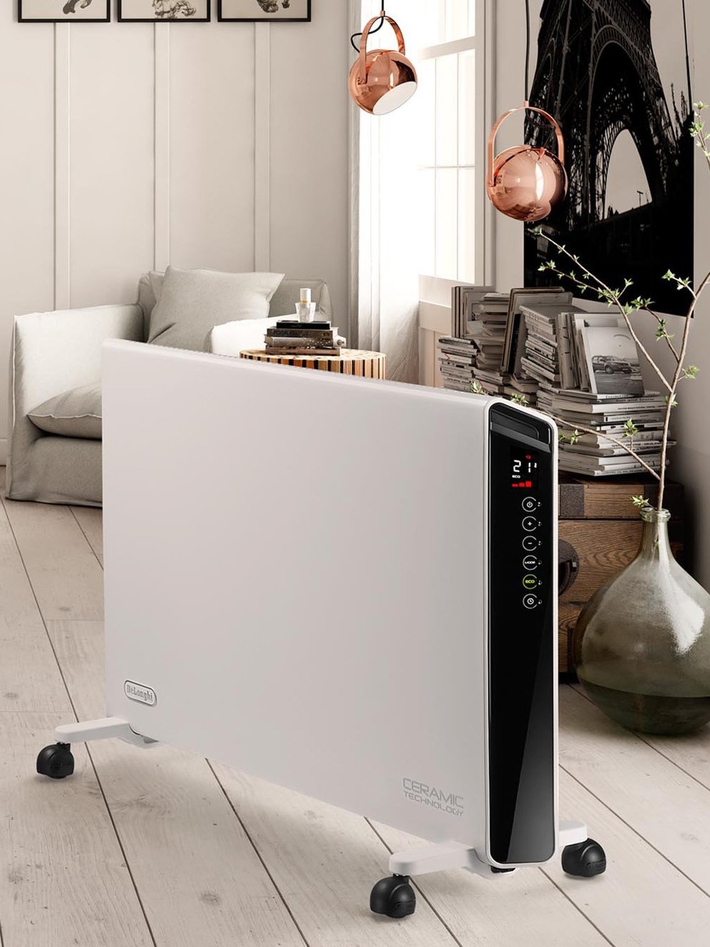 楽天市場】デロンギ コンベクターヒーター HXJ60L12 1200W パネル