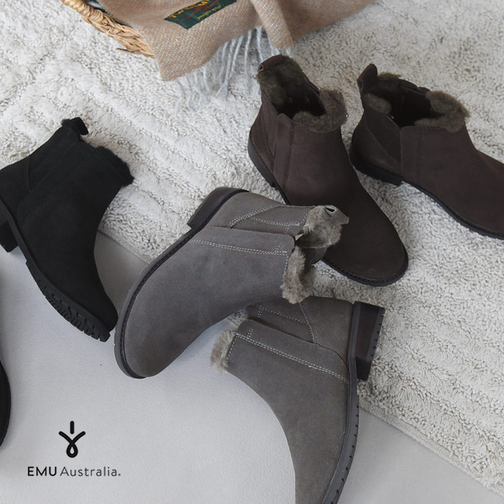 楽天市場】EMU Australia エミュ 防水ブーツ サイドゴア パイオニア