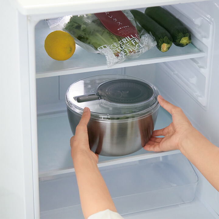 楽天市場】日本製 サラダスピナー ステンレス 野菜 水切り ボウル