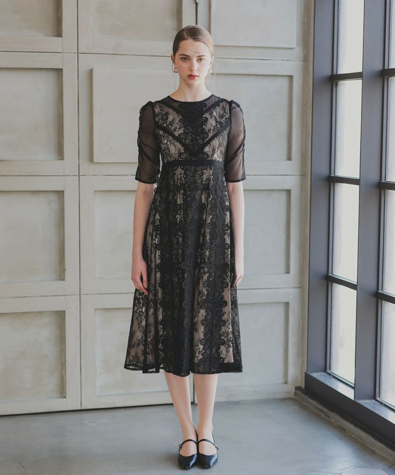 楽天市場】【公式】 ANDRESD アンドレスド 【 puff sleeve motif lace