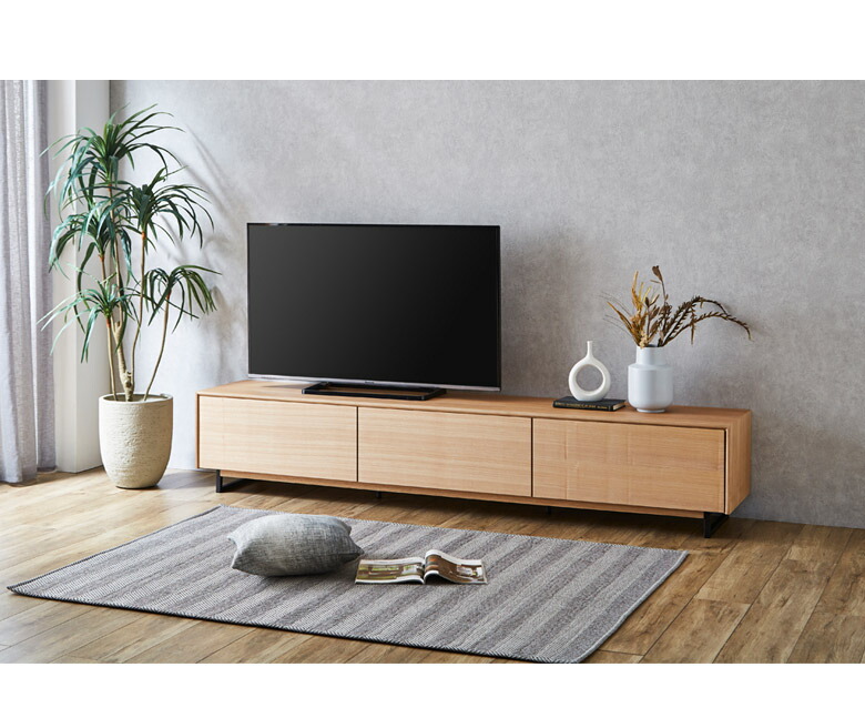 楽天市場】テレビ台 ローボード テレビボード リビング収納 幅220cm