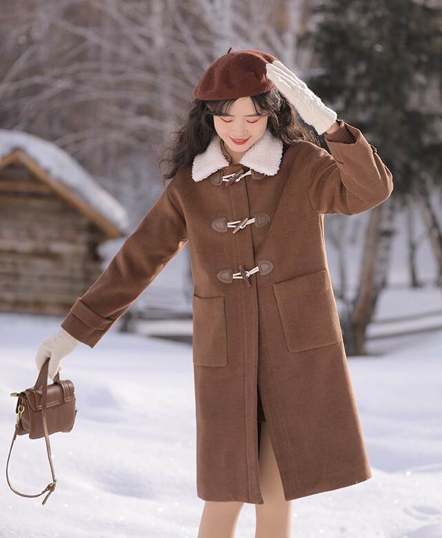 楽天市場】ロングコート レディース アウター ダッフルコート XS S M L