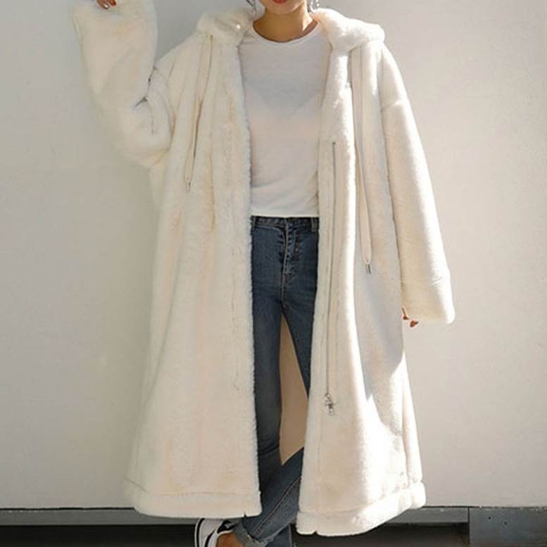 楽天市場】アウター フード付きロングボアコート レディース 秋 冬