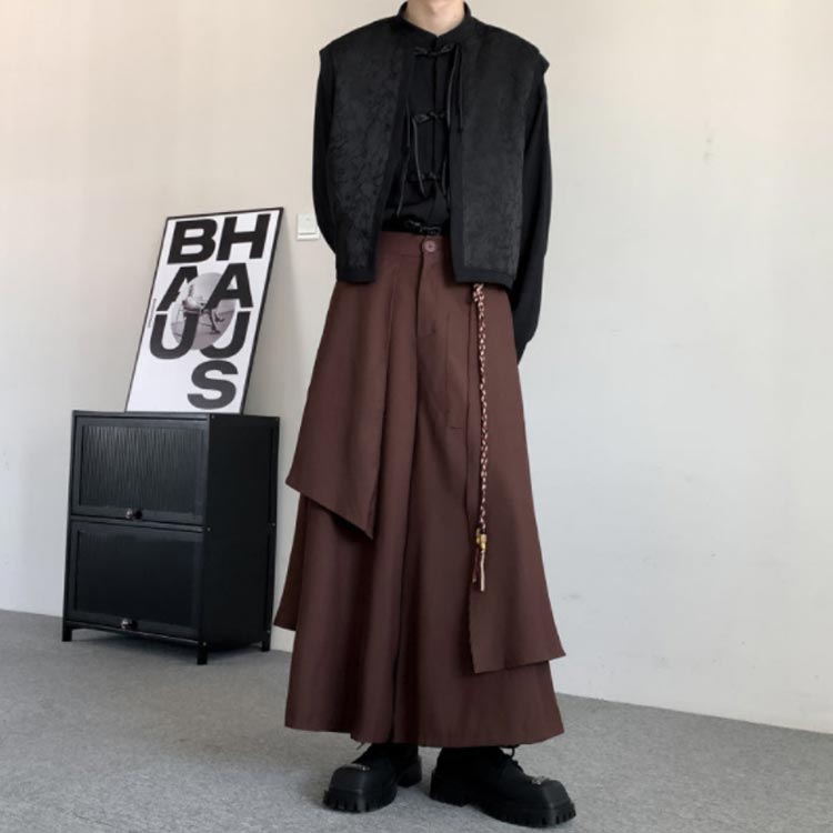 楽天市場】サルエルパンツ 変形 メンズ 袴パンツ 男女兼用 ワイド