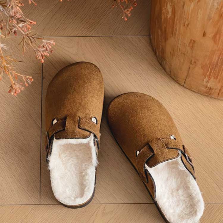 楽天市場】防寒 仕事履き ボア付き ファー あったか サンダル 靴 サボ