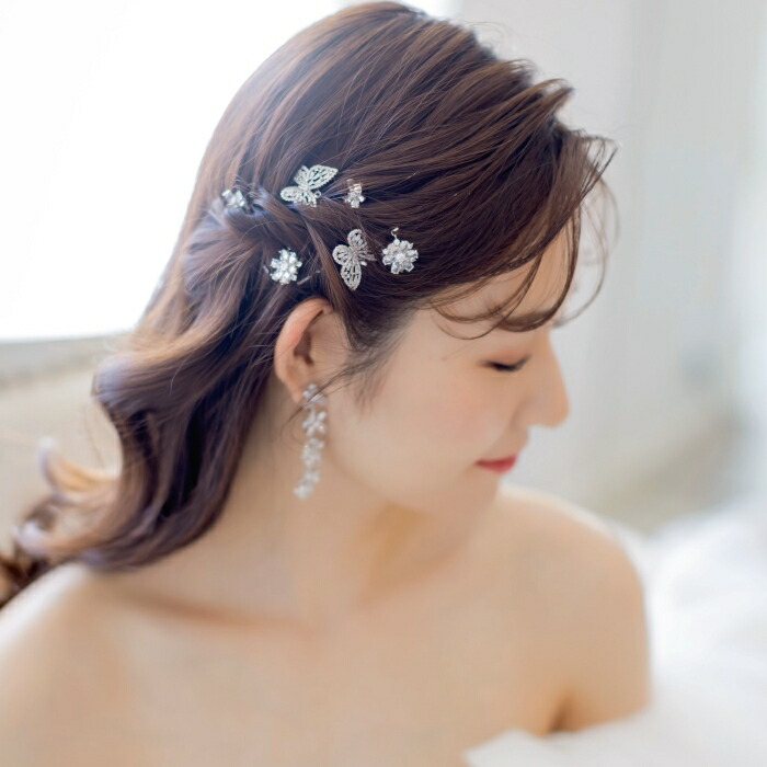 楽天市場】【お花と蝶々のアレンジピンセット】アレンジピン スター